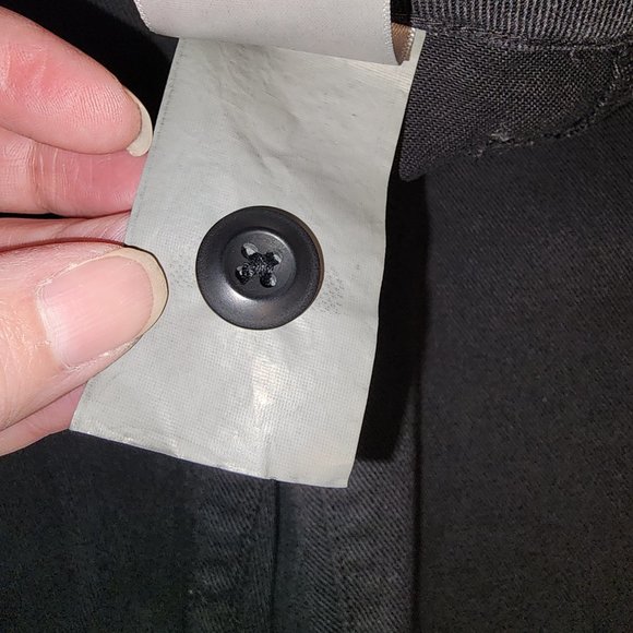 Quince Stretch Cotton Twill Wide-Leg Crop Pant NWOT Black Size 27 - Picture 7 of 7